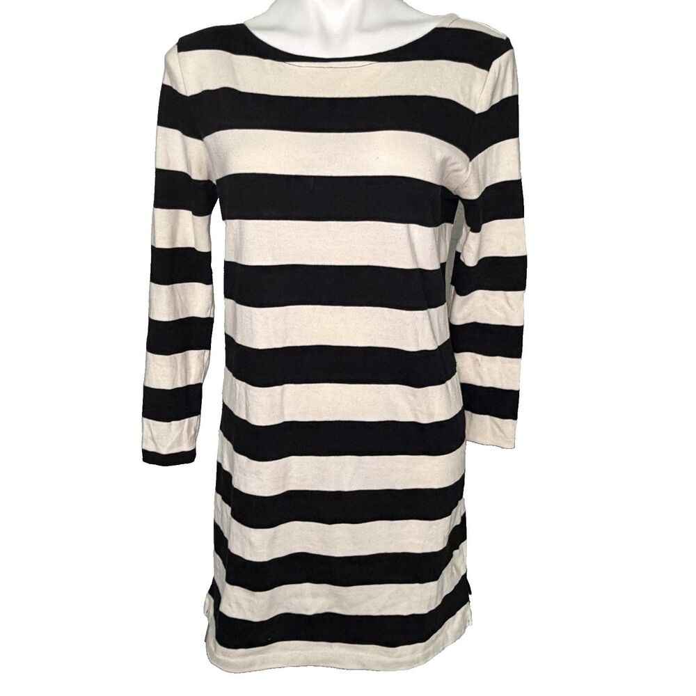 Vineyard Vines Bold Striped Knit Dress M Nautical Preppy Coastal Country Club